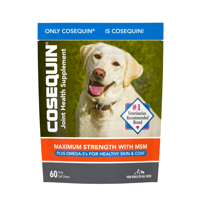 Cosequin Joint Health Supplements for Dogs, Chewable Tablets with MSM