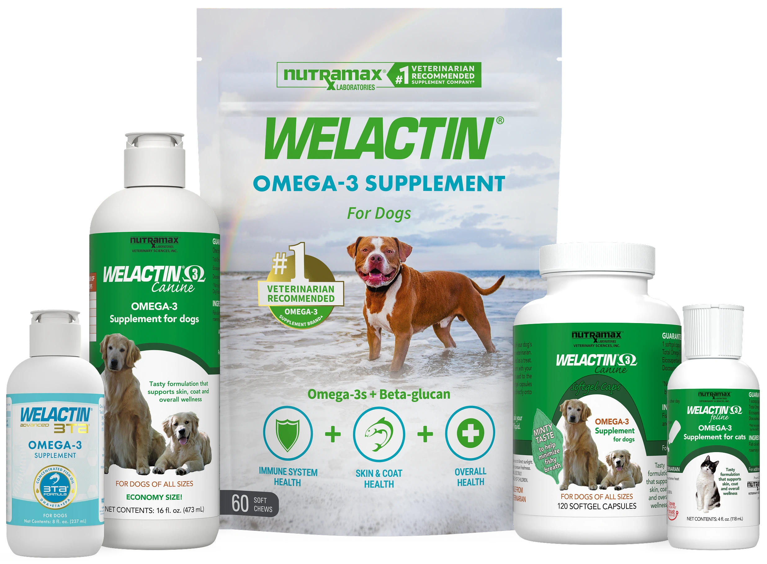Welactin® Omega-3 Supplement for Cats and Dogs